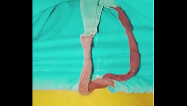 Buried fingers make tight pussy cum