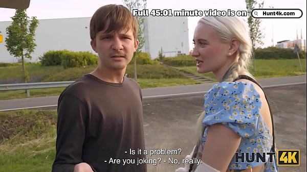 Play MP4 - HUNT4K&period; Blonde babe cheated on her boyfriend and sucked a huge cock in the backseat