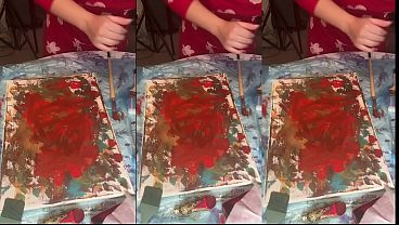 Asmr in Eyeglasses painting 