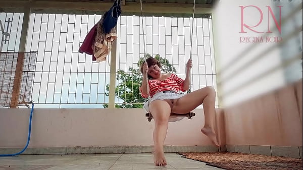 Depraved housewife swinging_without_panties_on a swing FULL_VIDEO