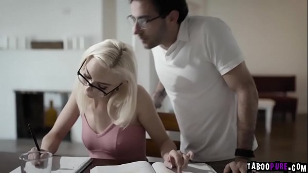 Chloe Temple suckingher pervy tutors big_hard cock in exchange of his silence