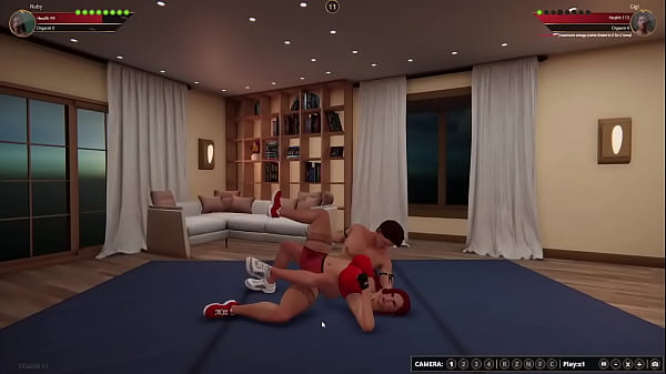 Ruby vs gigi {nf3d video game fighting rough sex}