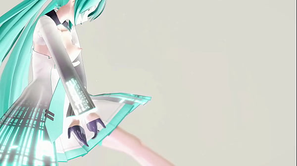 Hatsune Miku Undress Dance Hentai Vocaloid Mmd 3d Clear Blue Hair thumbnail