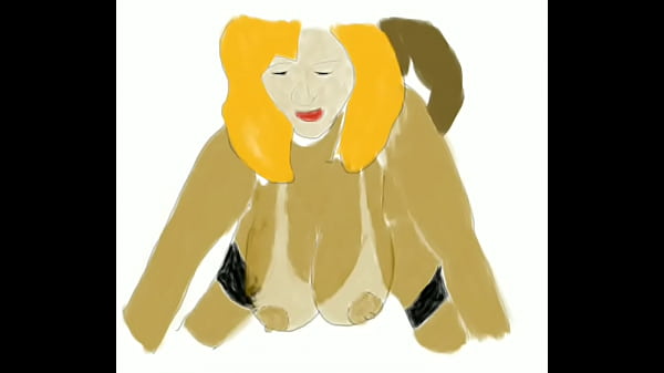 Doggystyle blond boobs shake