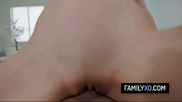 Skinny babe pov sex with her stepdad 