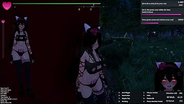 Black cat manaka playing in the park modded 