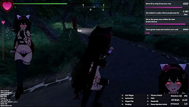 Black cat manaka playing in the park modded 