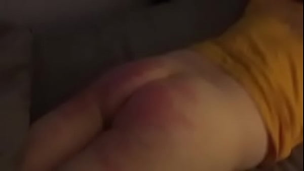 Caning his ass 