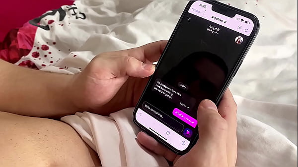 The girl burned the guy for jerking off and saddled his dick getting sperm on his face 