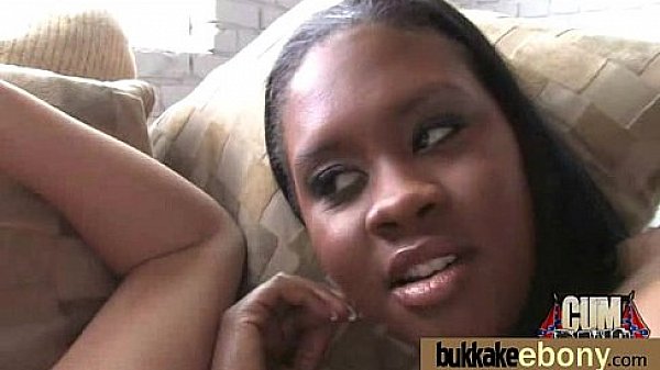 Ebony Babe Sucks Group Of White Guys 8 