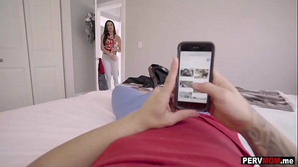 Busty stepmom barged into my room and gave me head 