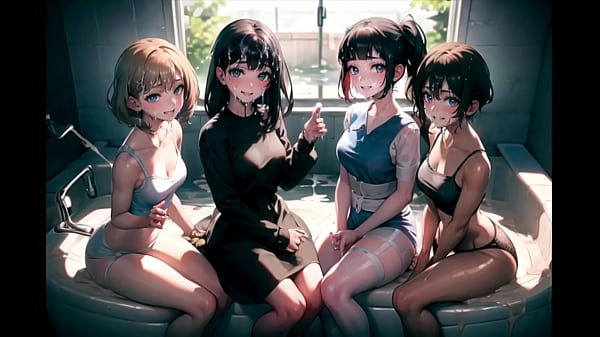 Play MP4 - Beautiful girls bathing in a sperm bath &lpar;hentai-japanese&rpar; &lpar;ai generated&rpar;