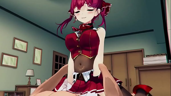 Marin montando una pija