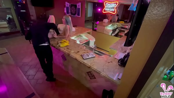 Hot Birthday slut gets fucked atthe bar after last call