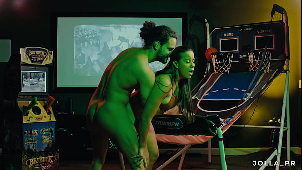 Beautiful LatinaMILF Jolla getsfucked_while shooting hoops at_her friend s game room