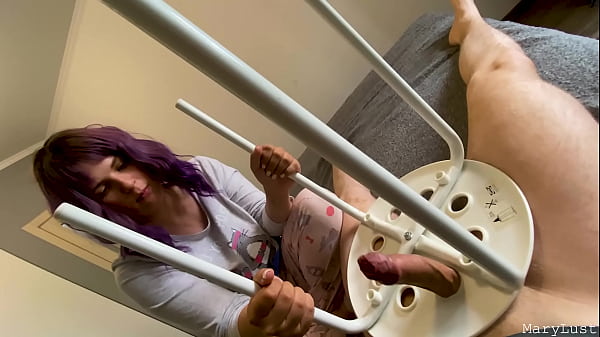 Play MP4 - My cock was stuck in a stool&comma; my girlfriend helped me get it out