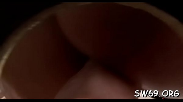 Tits, arse slimed at gloryhole 