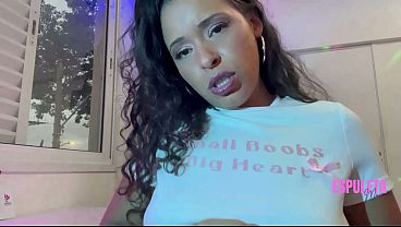 Punheta Guiada- impressioanda com o tamanho do pau enorme dos meus f&atilde_s