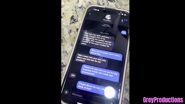 Fucking my assistant while my step son watches 