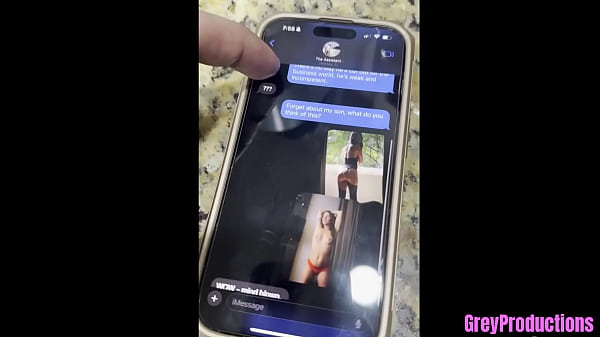 Fucking my assistant while my step son watches 