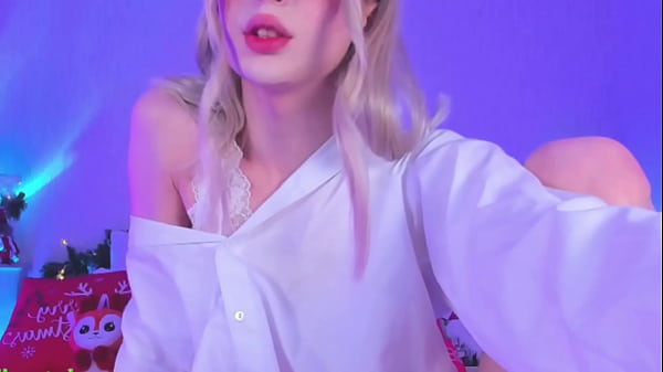 Stroking Shemale Cock 