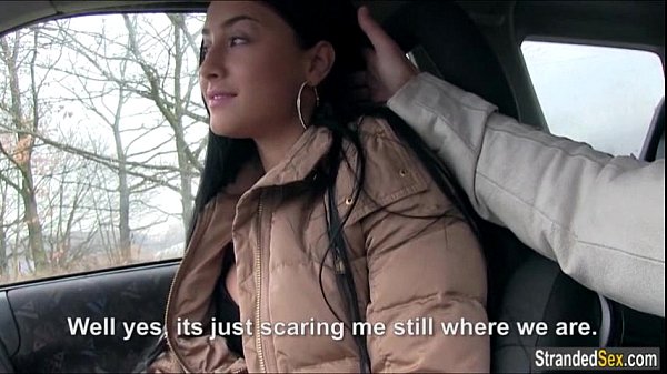 Teen AnnaRose finds a free ride_and gives a blowjob