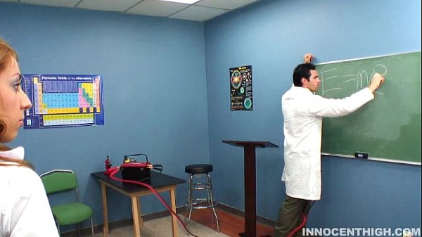 Cute_Allyssa_Hall enjoys getting licked and poked by_her teacher