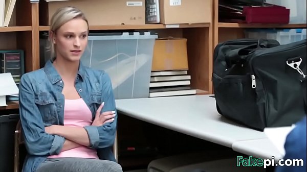 Blonde shoplifter sucking doggy style_big cock