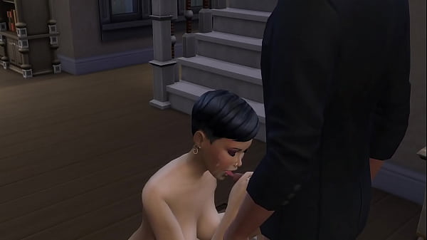 Madrasta faz a alegria do enteado na sala