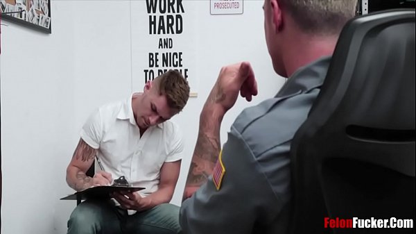 Straight Cop Tries New Things With Felon Teen 