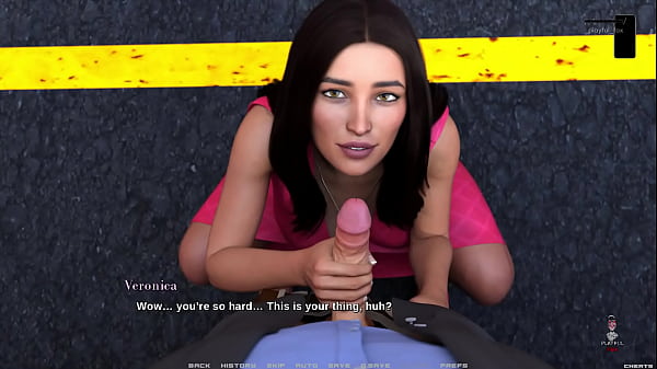 Play MP4 - Race of Life - ep 11 &vert; Busty brunette blowing in public