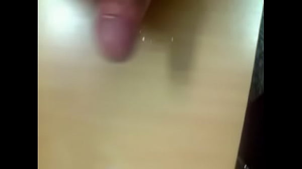 cumshot in office