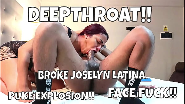JOSELYN RETURNS BROKE ANDDESPERATE DROOLING SLURPING GAGGING AS_I SLAP HER FACE_AND USE_HER THROAT