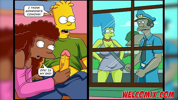 Play MP4 - Taking the cop's cock - The Simptoons