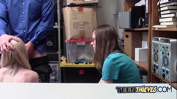 Emma is subdued by horny officer into takingcock while_boyfriend watches