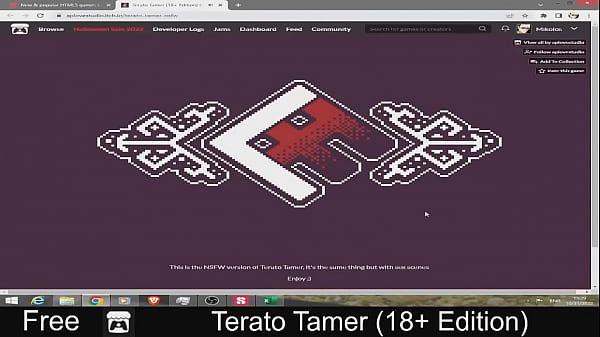 Nonton Terato Tamer (free Game Itchio ) Simulation, 2d, Adult, Monsters, Pixel Art, Turn Based Combat thumbnail