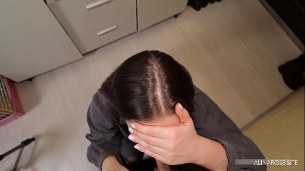 Stepsister came home after the club and gave afuck - Cum_in Mouth