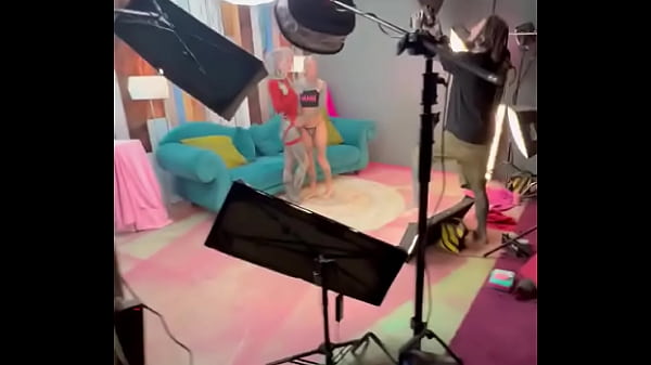 Posing in front of the camera with nahlu behind the hectop mundo you wanna know what we did next # 