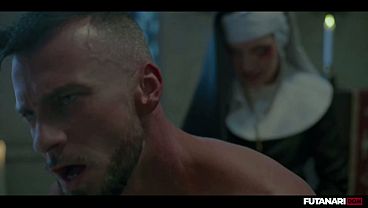 Futanari Nun Cosplay Sissy Anal - Matty Mila