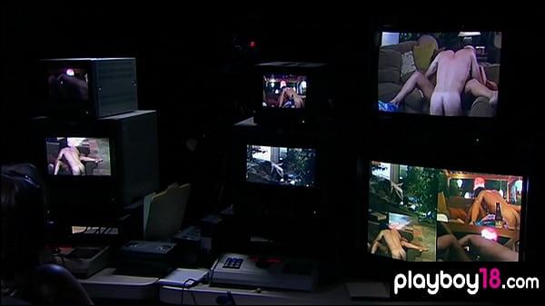 Devinn instructs an amateur coupleduring masturbation