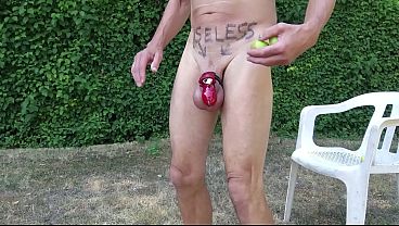 Homemade Hardcore Gay Serf Fag Slut Presented Outside From His Master As Public Sex And Fucktoy For Friends And Guests thumbnail