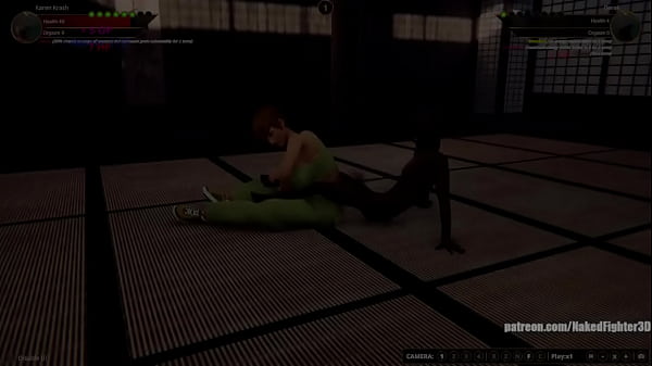 Karen vs derek nf3d mixed kinky combat femdom 