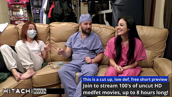 Naughty medical assistant blaire celeste secretly enters doctor tampa's office to cum with hitachi wand while between patients full movie