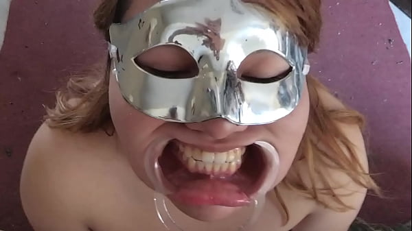 Fucking her face witha beautiful bondage style