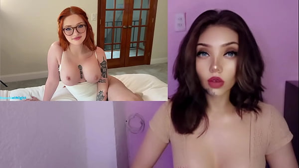 Rubia con lentes se pone caliente despues de jugar