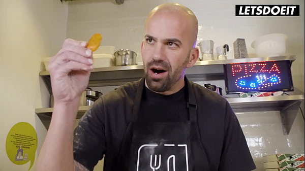 Play MP4 - StepMom Miss Jackson Fucked By Two Cocks At Pizzeria - LATINA MILF