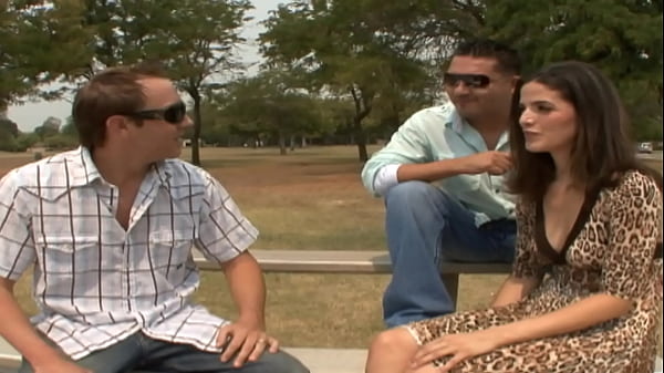 In This Interracial, Hardcore Gangbang, You'll Be Watching The Horny, Blonde, Fishnet... thumbnail