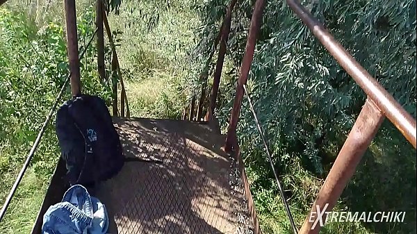 Jerking off behind a school 