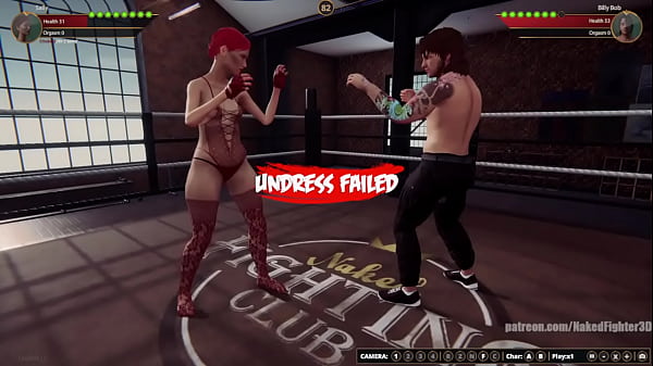 Sally VS Billy_Bob Naked Fighter 3D