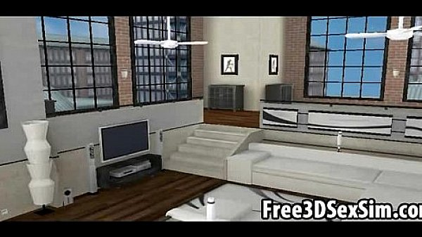 Gorgeous 3D cartoon hotties getting fucked hard 